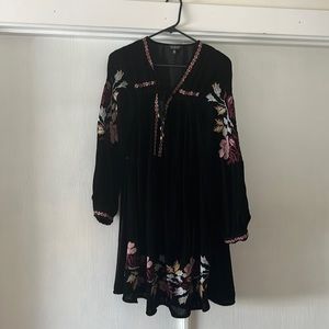 Top Shop Velvet mid dress